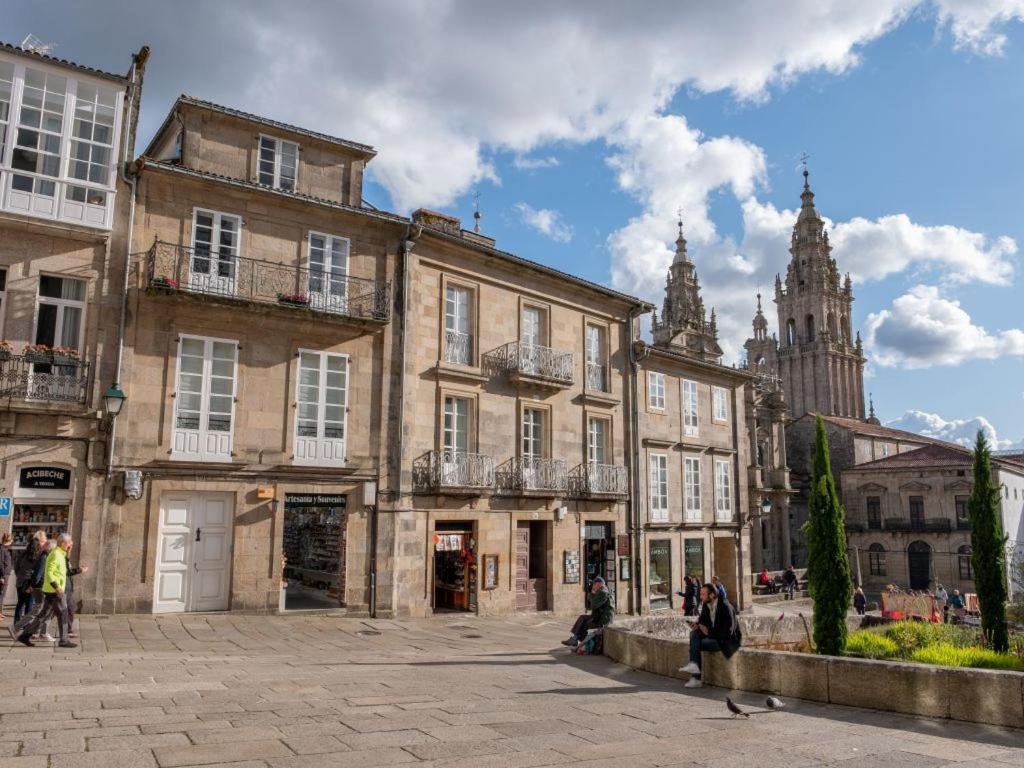 Apartment With Views Of The Cathedral サンティアゴ・デ・コンポステーラ エクステリア 写真